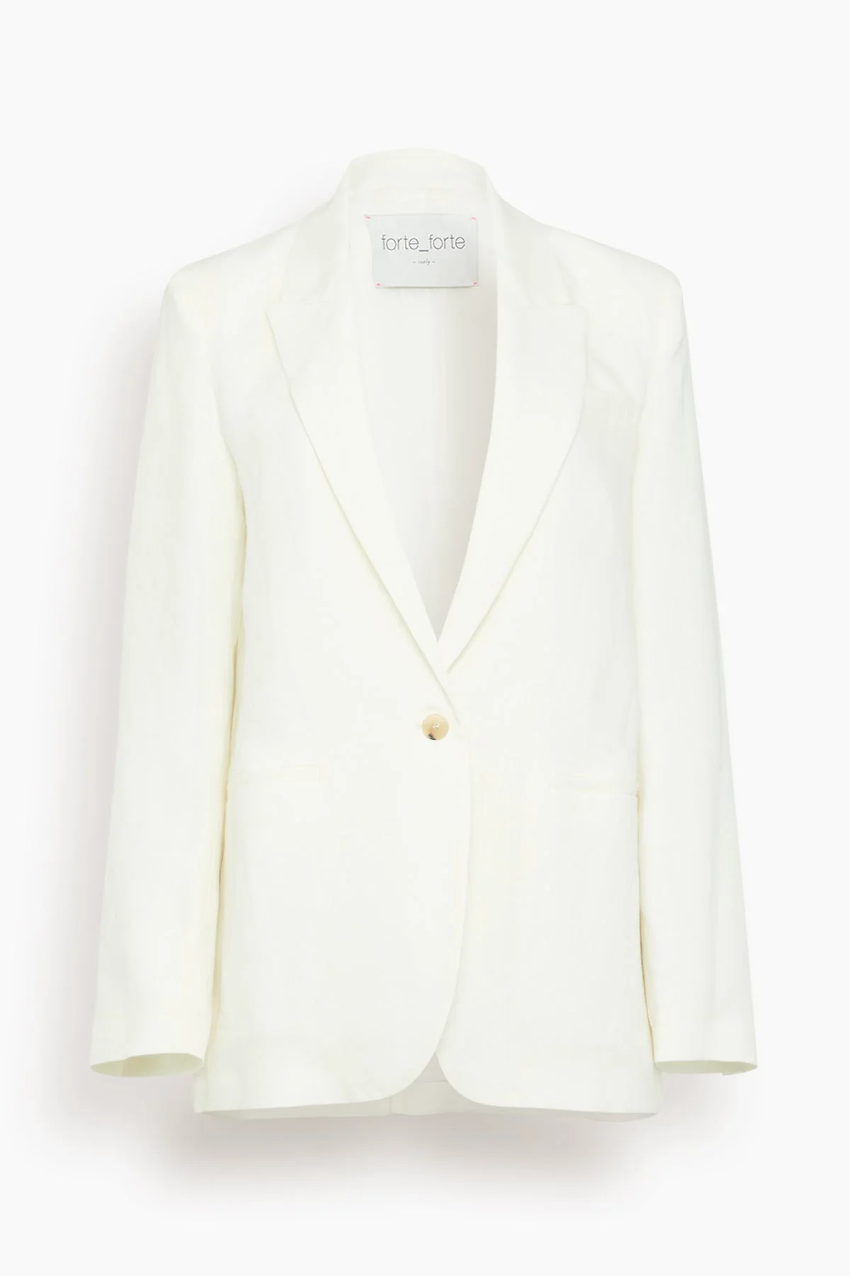 Chic Linen Cloth Jacket in Crystal - 1