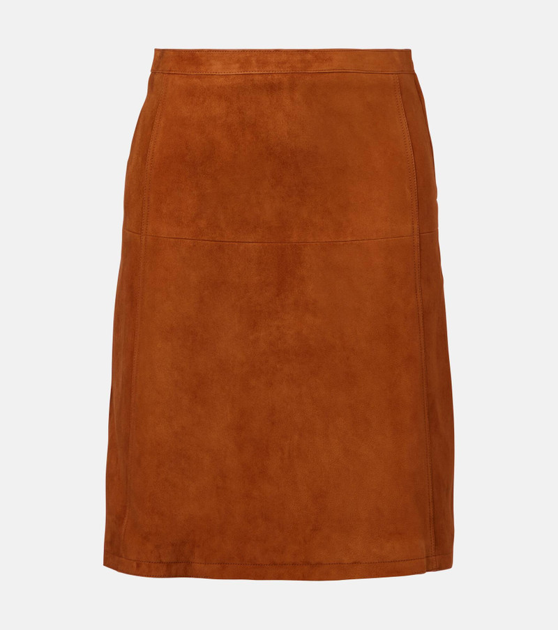 Suede midi skirt - 1
