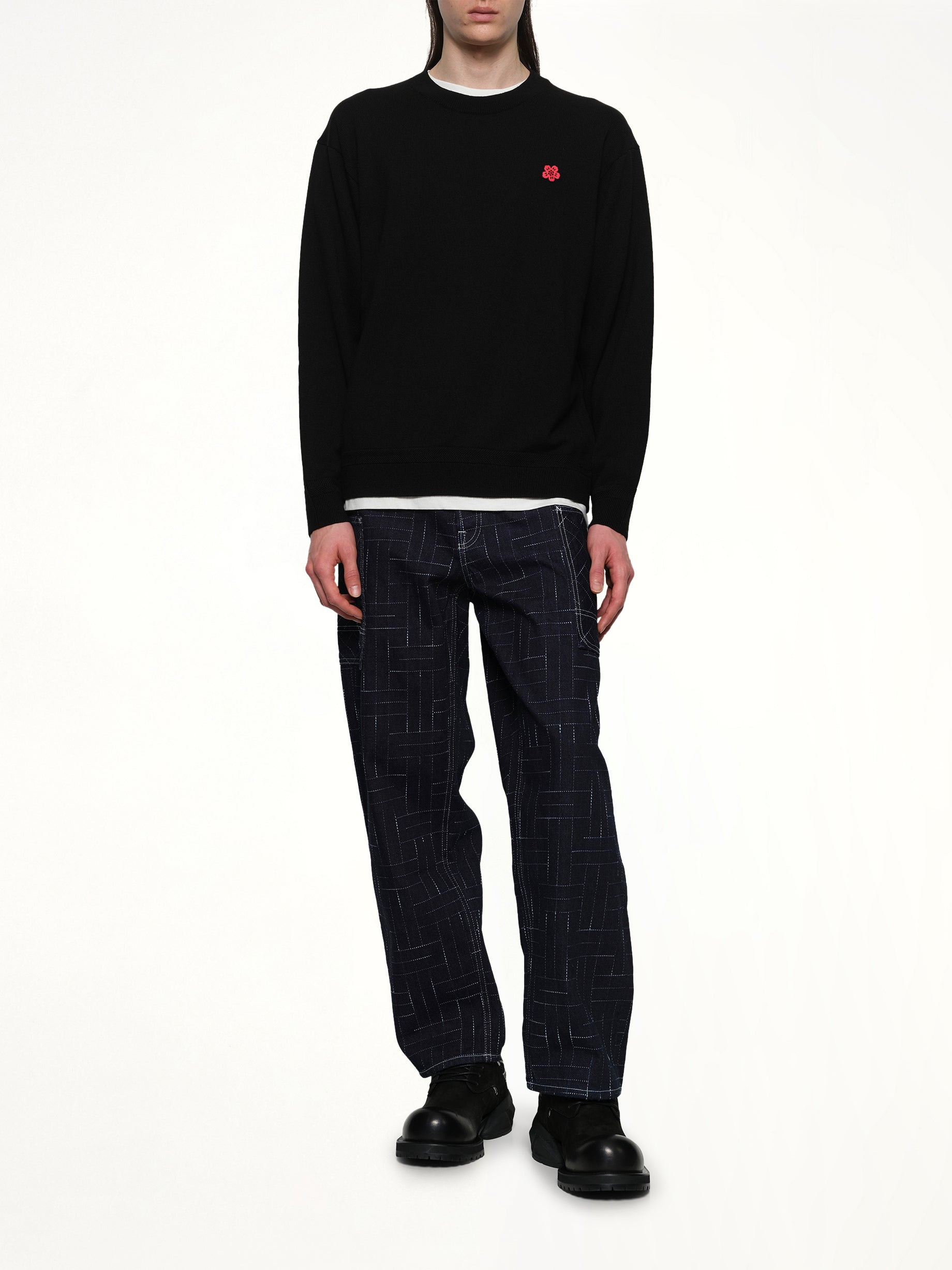 Rws Kenzo Boke Flower Jumper in Black - 4