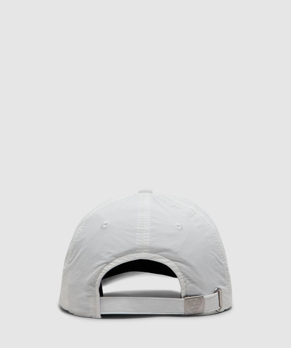 6 panel heart nylon cap - 2