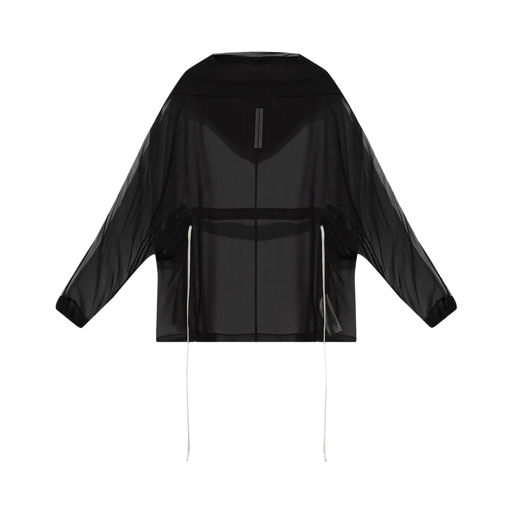 Rick Owens Hooded Tunic 'Black' - 1