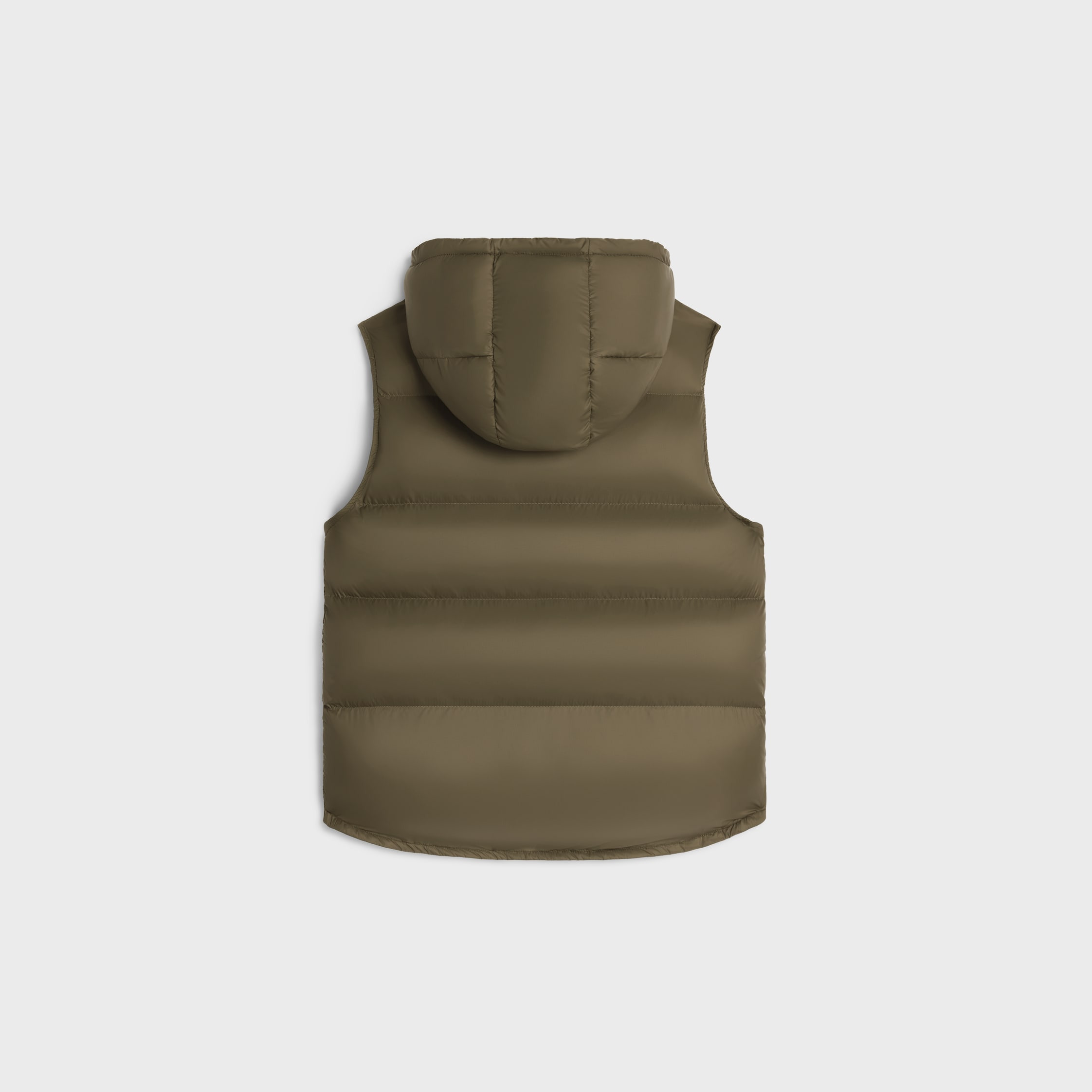sleeveless down jacket in lightweight nylon - 2