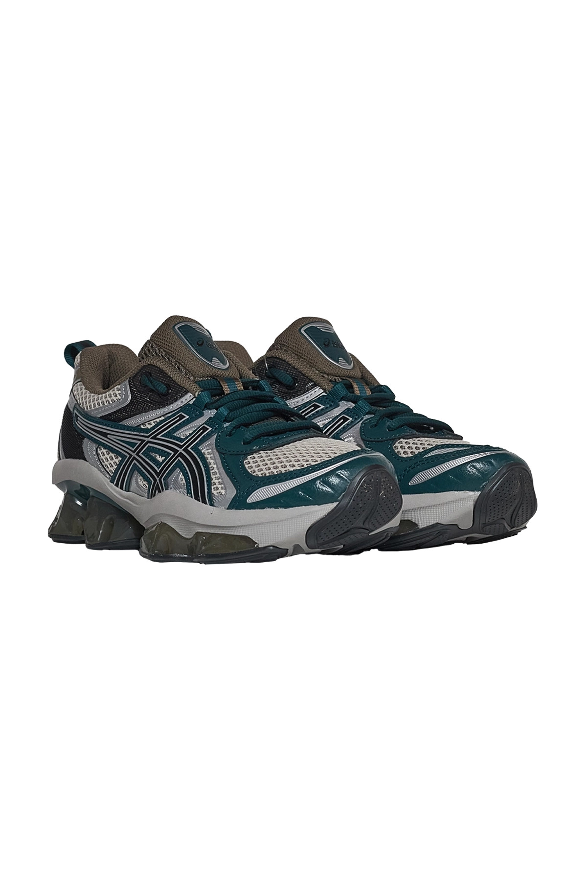 Asics Gel-Quantum Kinetic Oatmeal/Dark Taupe Running Shoe - 2