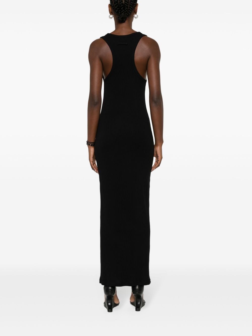 chunky-ribbed maxi dress - 4