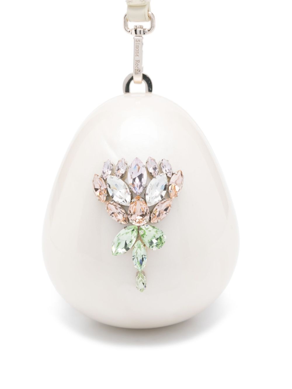 micro Pearl Egg clutch bag - 4