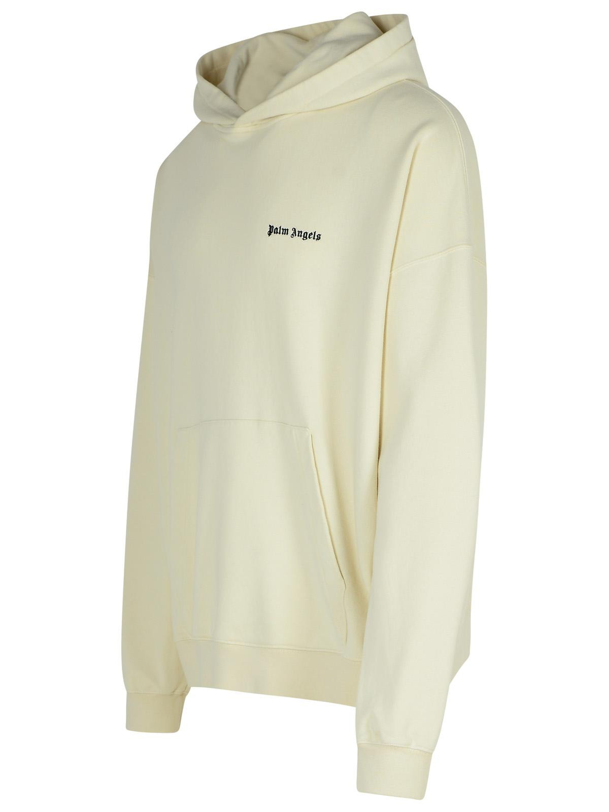Palm Angels Cream Cotton Sweatshirt Man - 2