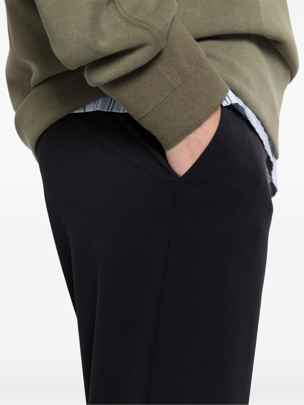 pressed-crease slim-fit trousers - 5