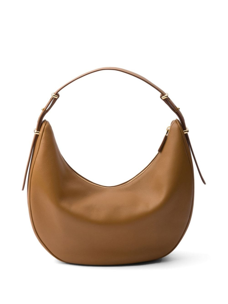 Prada large ArquÃ© leather shoulder bag outlook