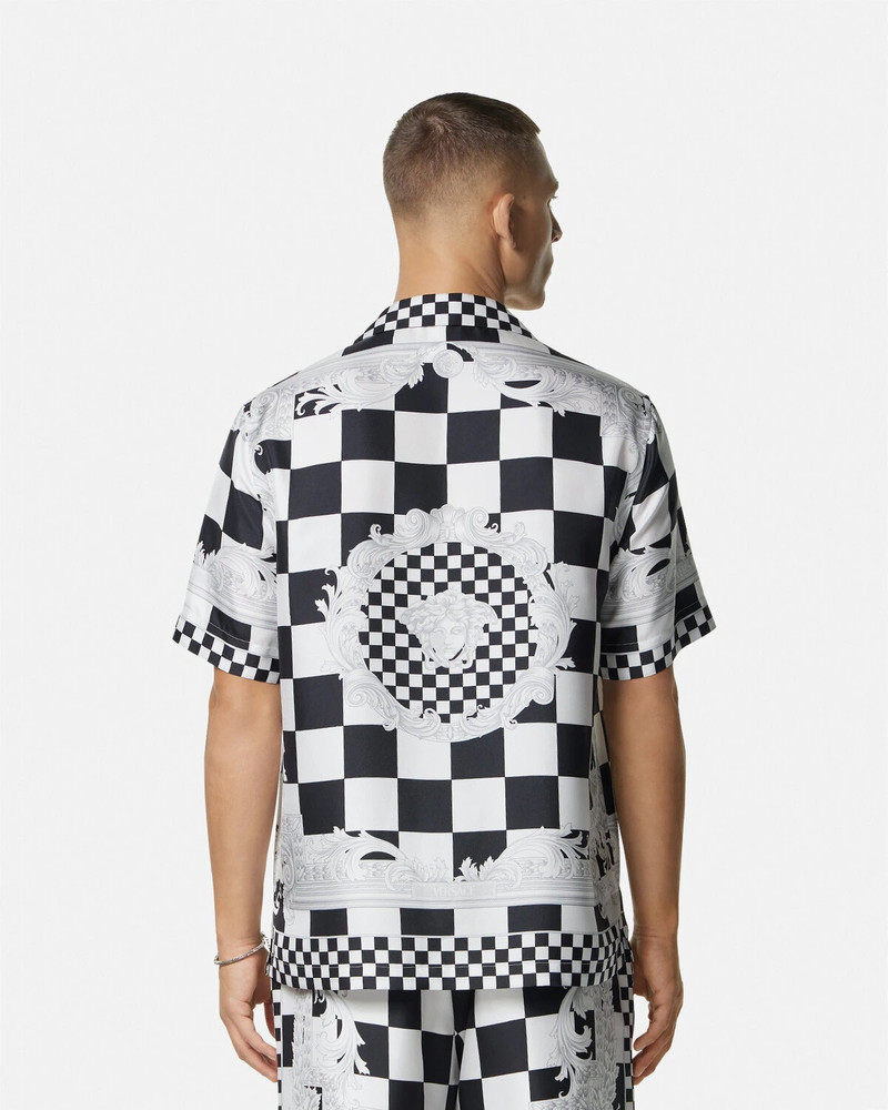 Medusa Contrasto Silk Shirt 5