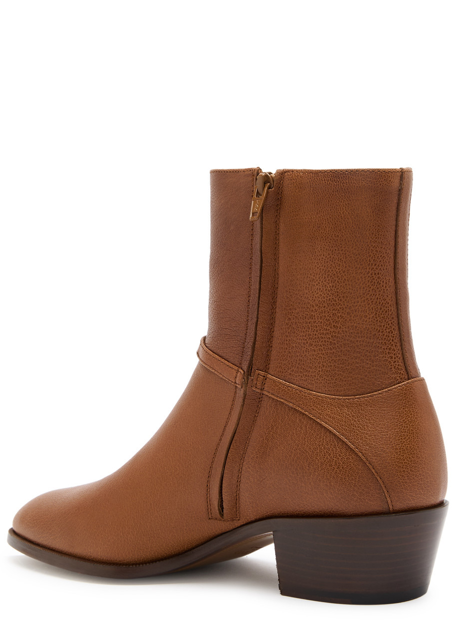 Valentino Garavani 50 Grained Leather Ankle Boots - 2