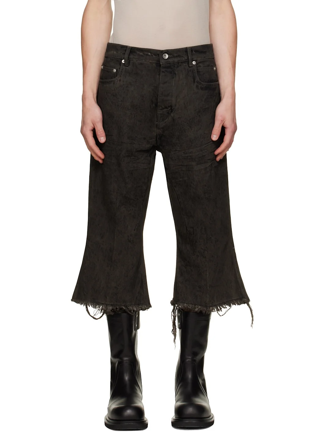Black Tower Bolan Cutoff Jeans - 1