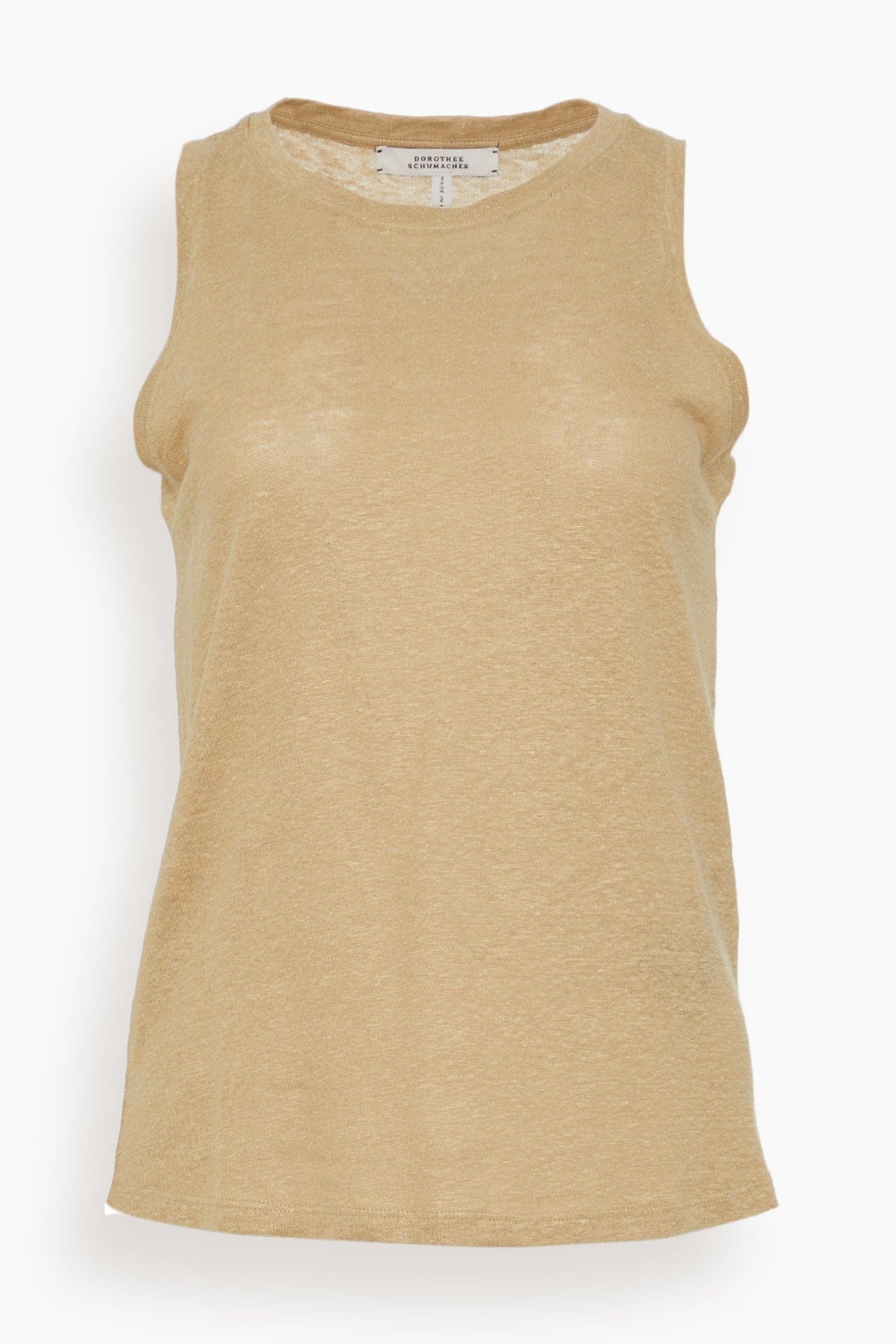 Natural Ease Sleeveless Top in Shimmering Gold - 1