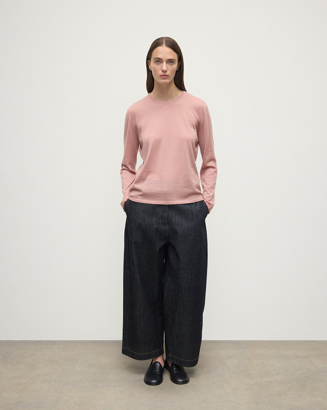 Superfine Cashmere Pink Jumper - 2