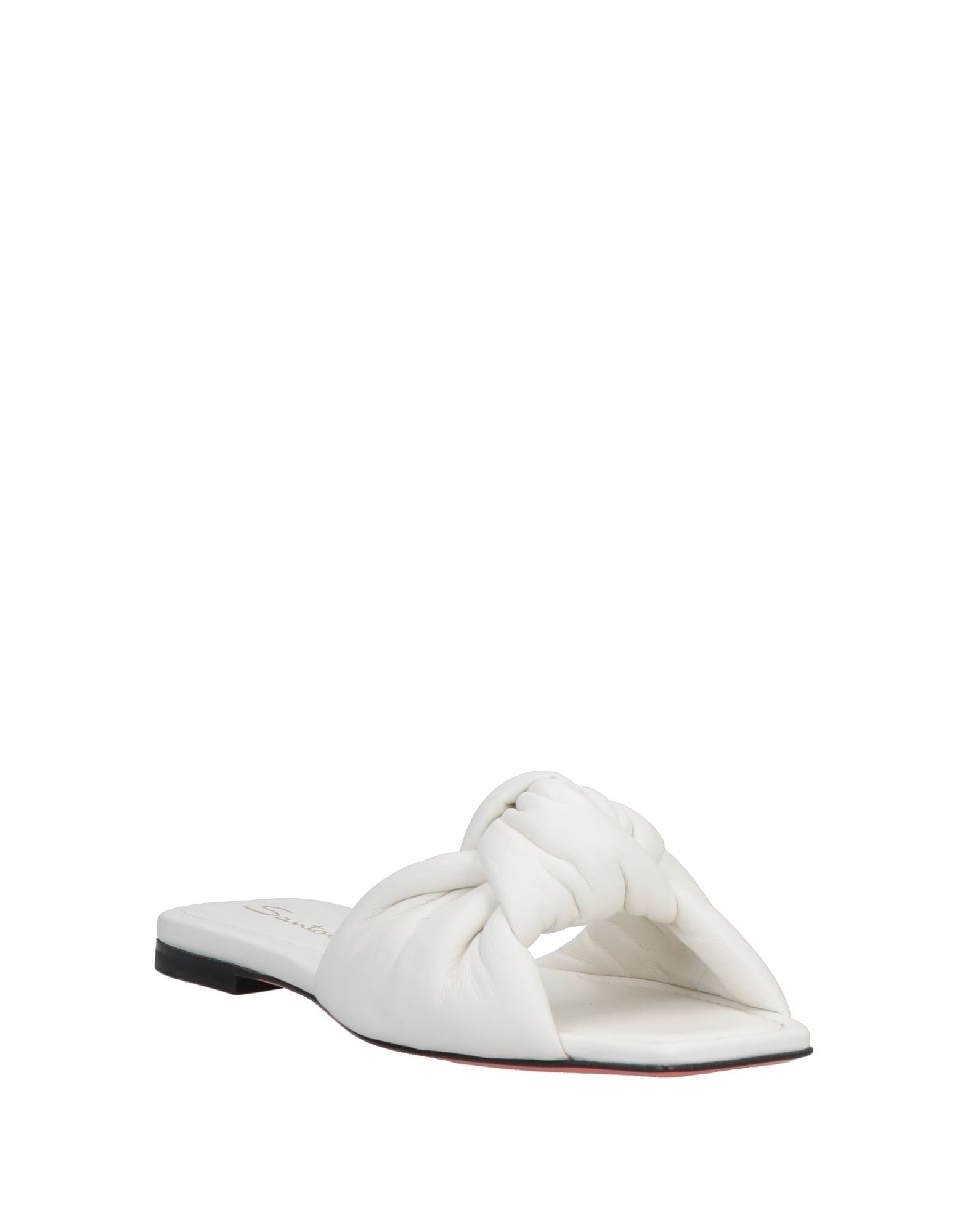 White Women's Sandals - 2