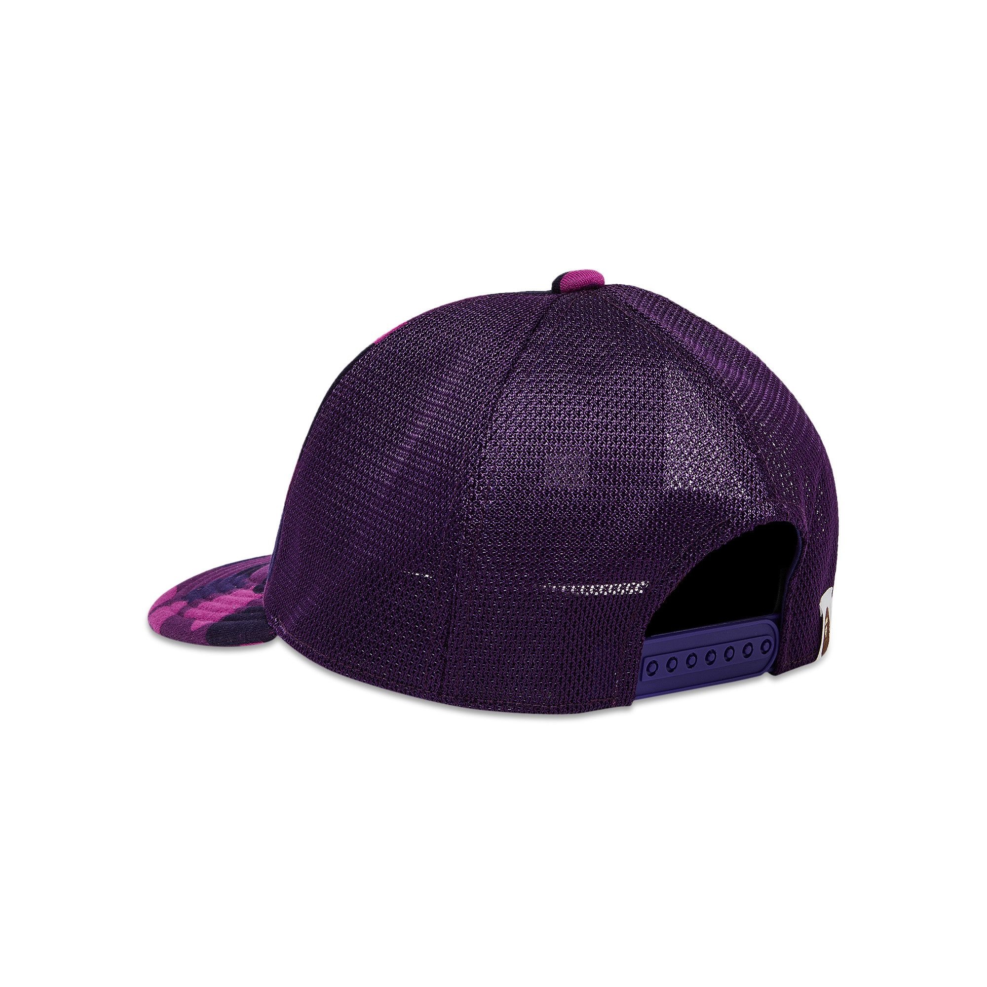 BAPE Color Camo NYC Logo Mesh Cap 'Purple' - 3