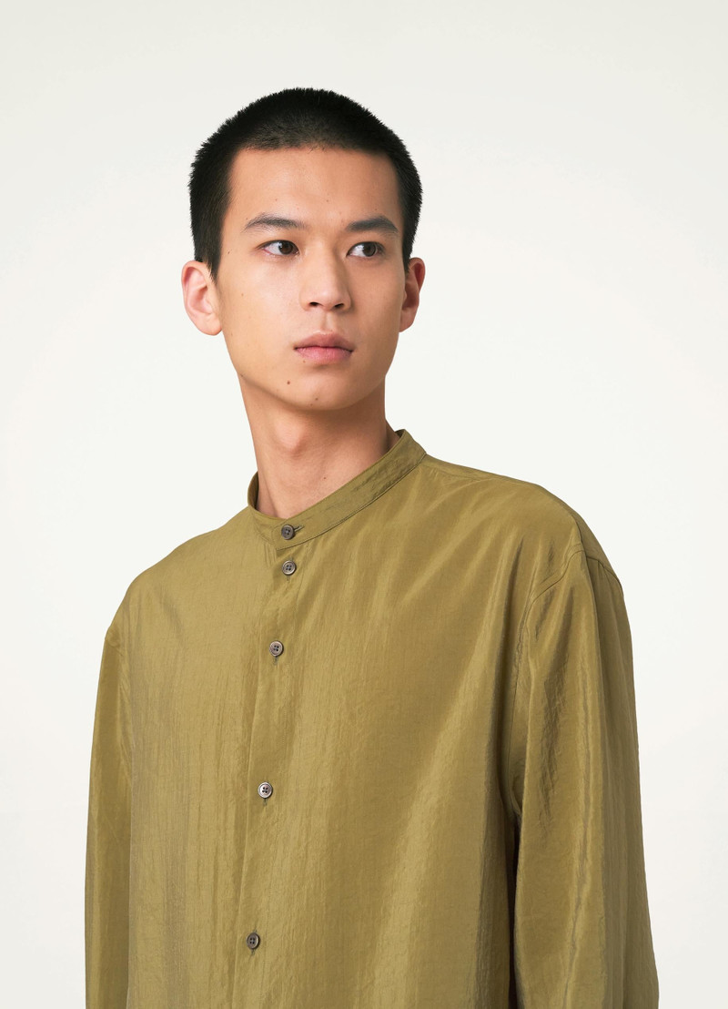STAND COLLAR TWISTED SHIRT
DRY SILK 6