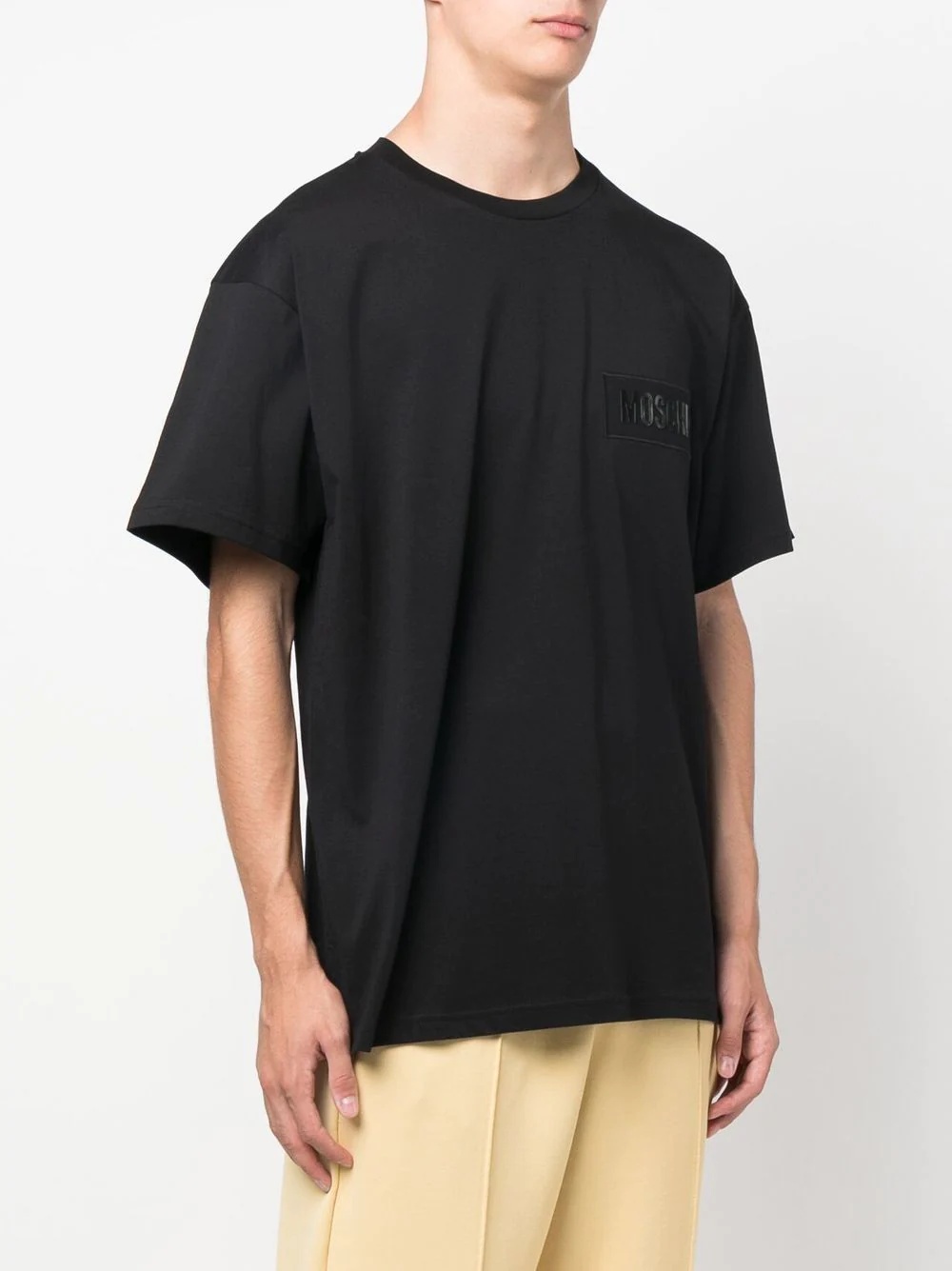 embroidered-logo organic cotton T-shirt - 3