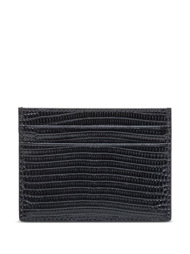 Dolce & Gabbana logo-plaque leather cardholder outlook