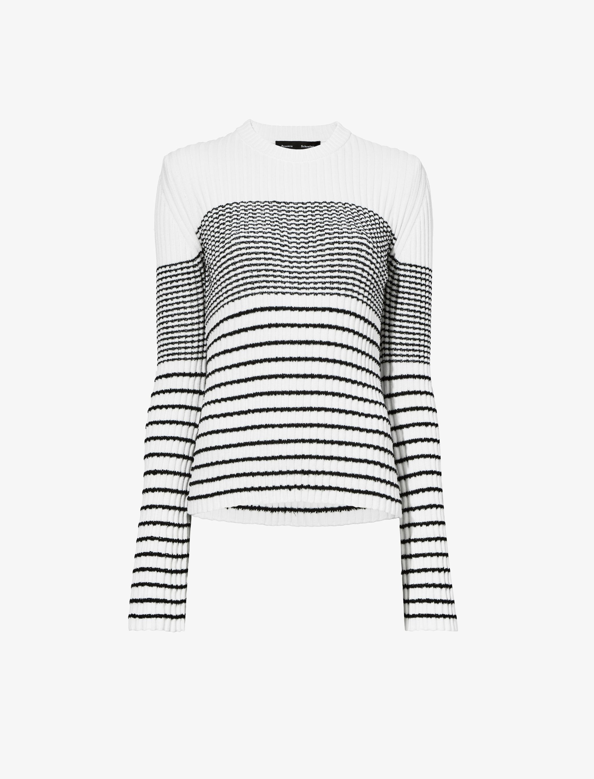 Boucle Mini Stripe Sweater - 1