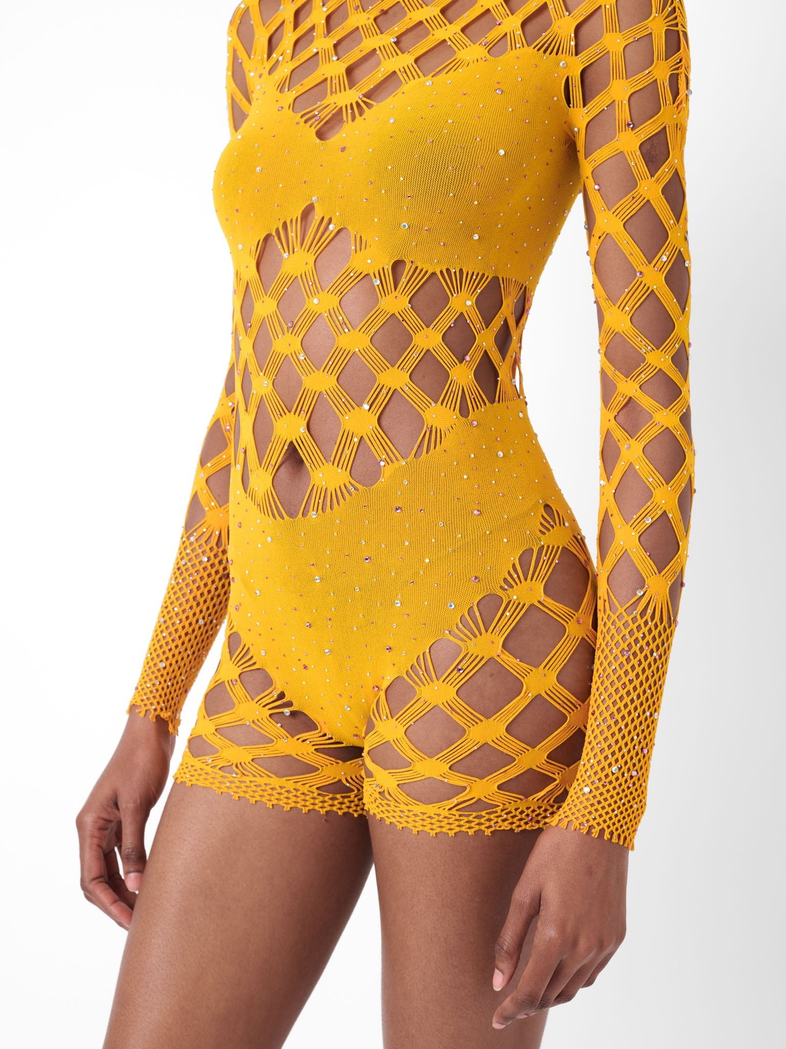 DOLLAR PLAYSUIT SAFFRON - 8