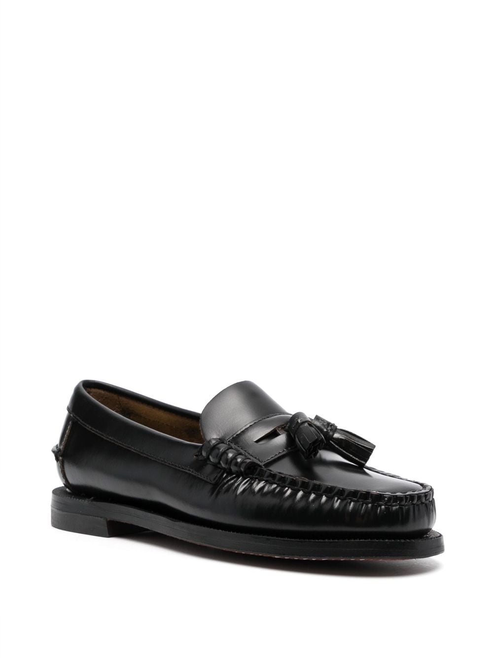 tassels leather loafers - 2