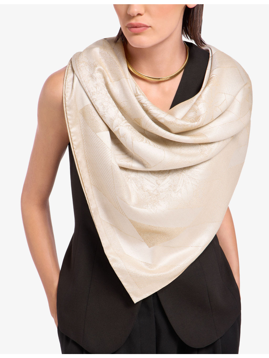 Polychroma Lux Printed Square Silk-Twill Scarf - 2