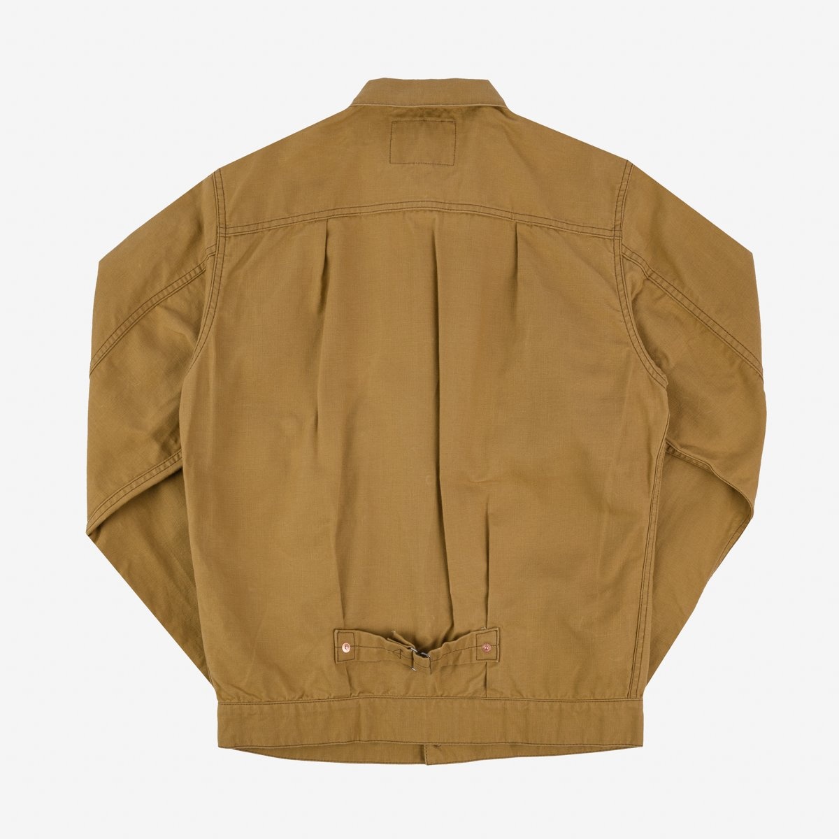 IHJ-134-MUS 9oz Paraffin Coated OX Type II Jacket - Mustard - 5