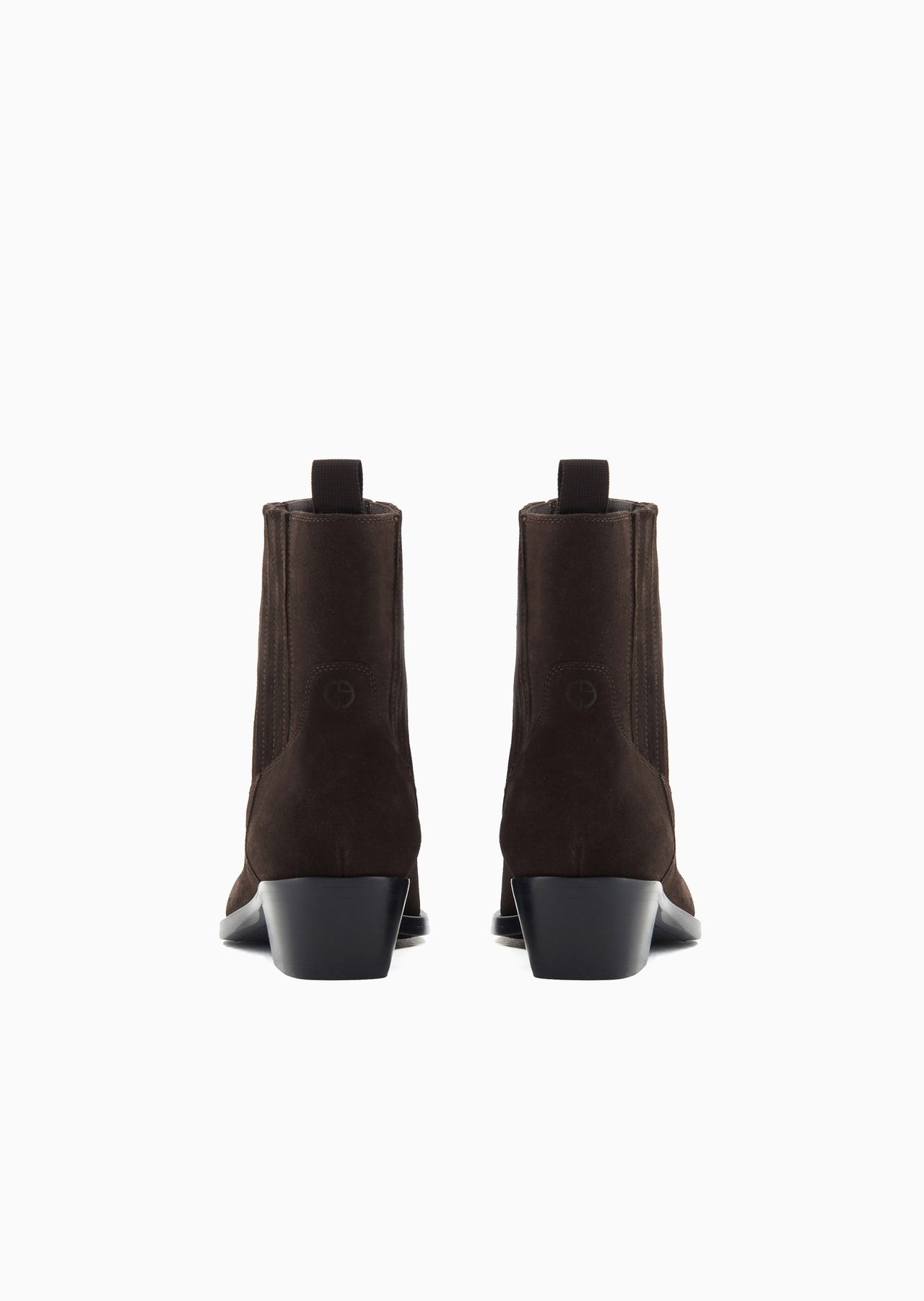 Suede cowboy boots - 4