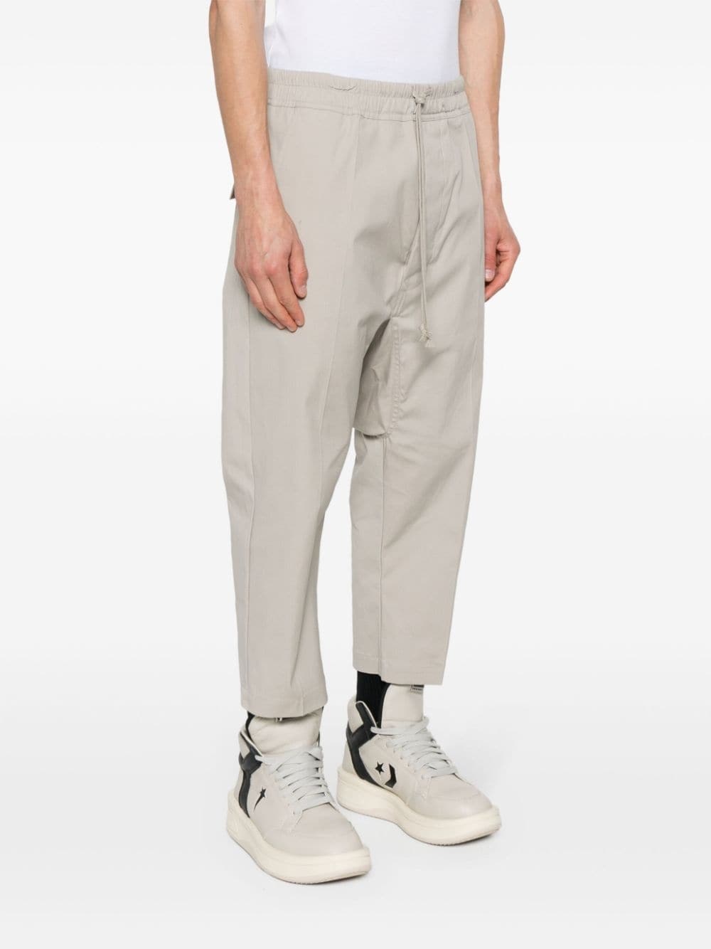 drop-crotch cargo trousers - 3