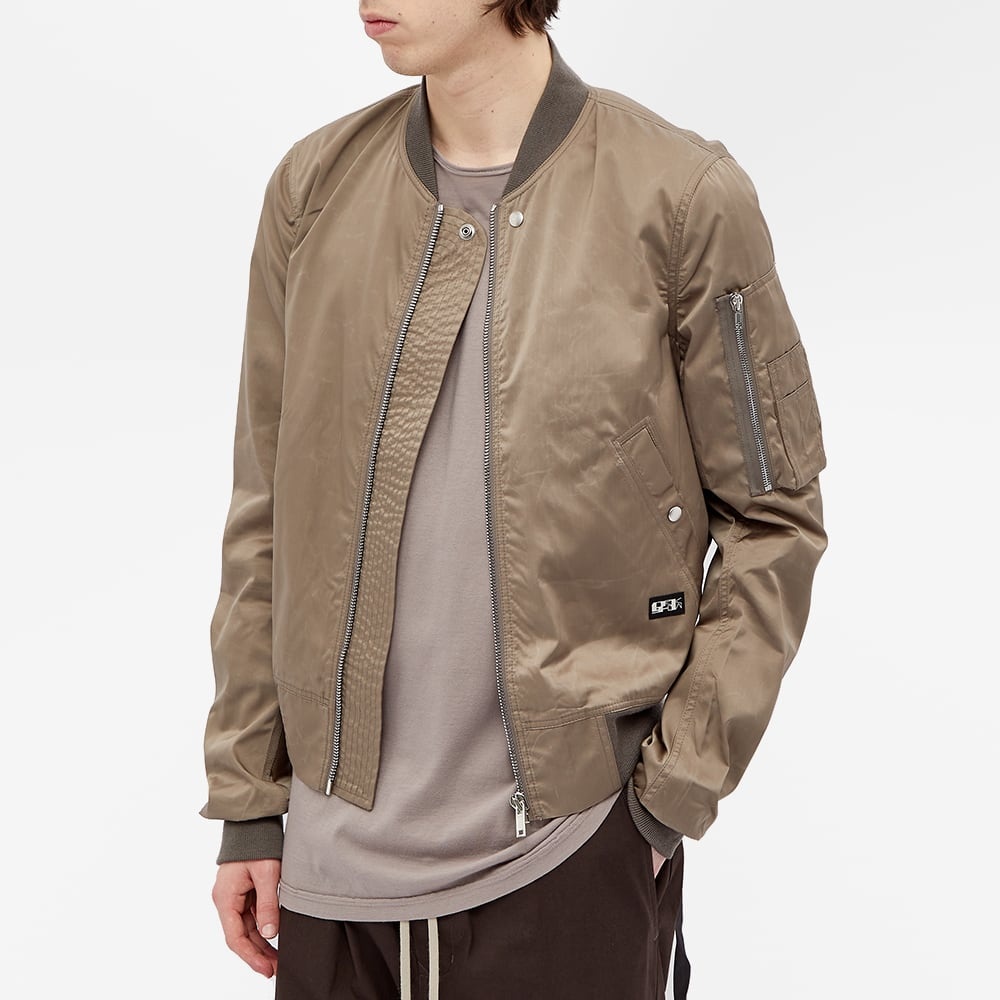 Rick Owens DRKSHDW Taffeta Flight Bomber Jacket - 6