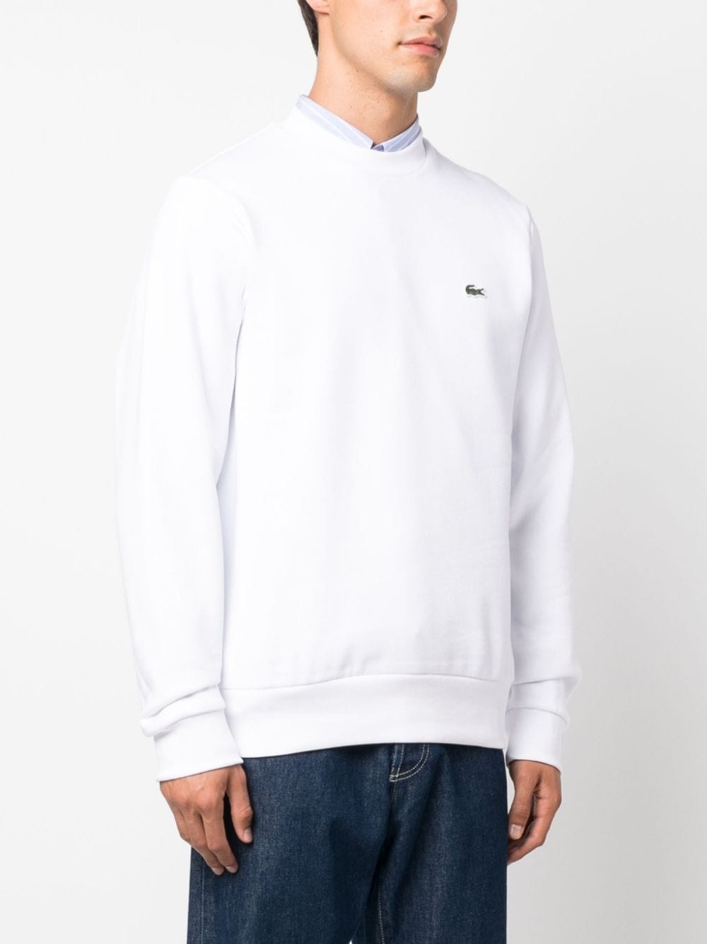 logo-embroidered sweatshirt - 3