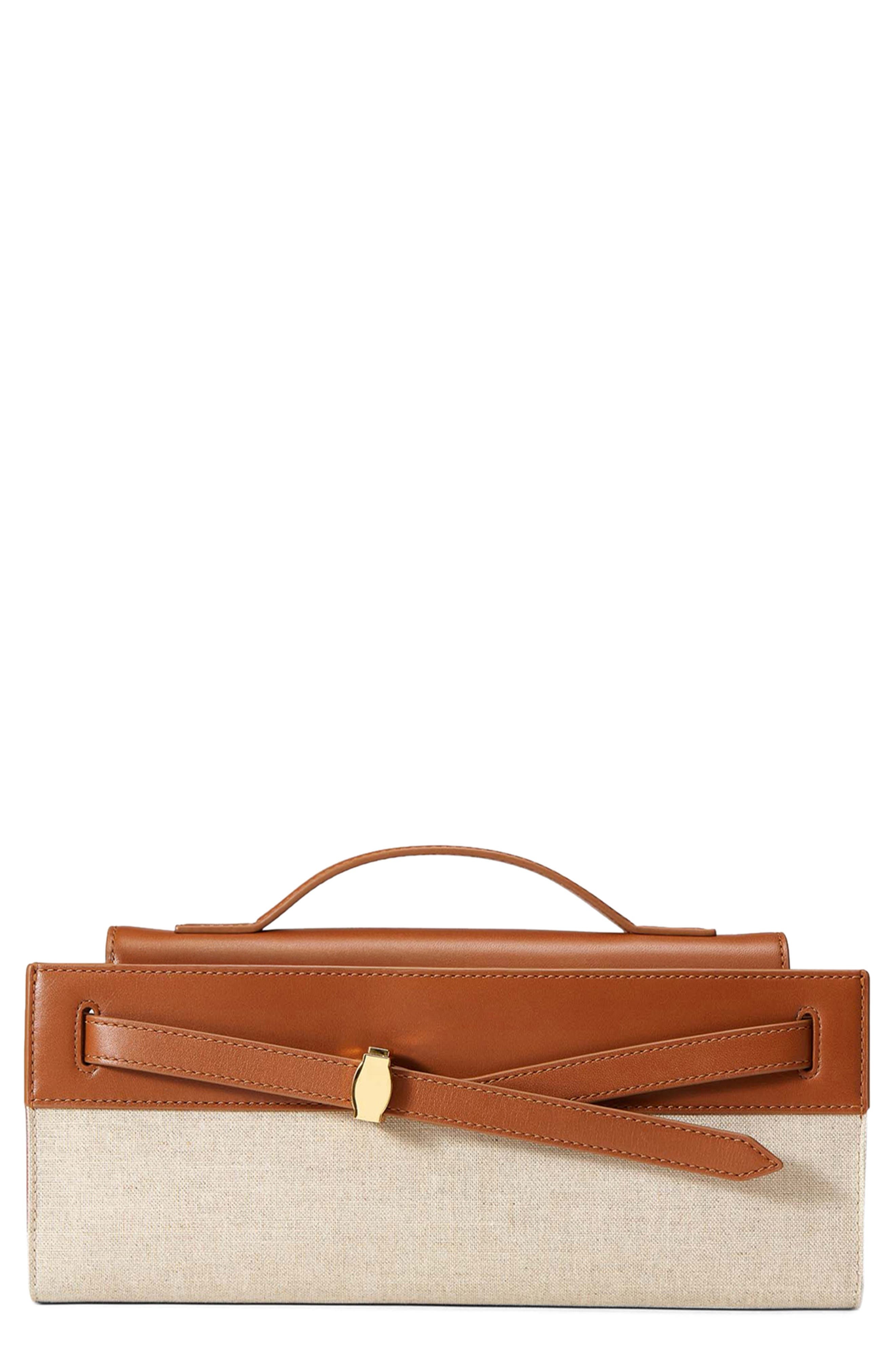 Veronica Beard Dash Clutch in Natural Hazel at Nordstrom - 1