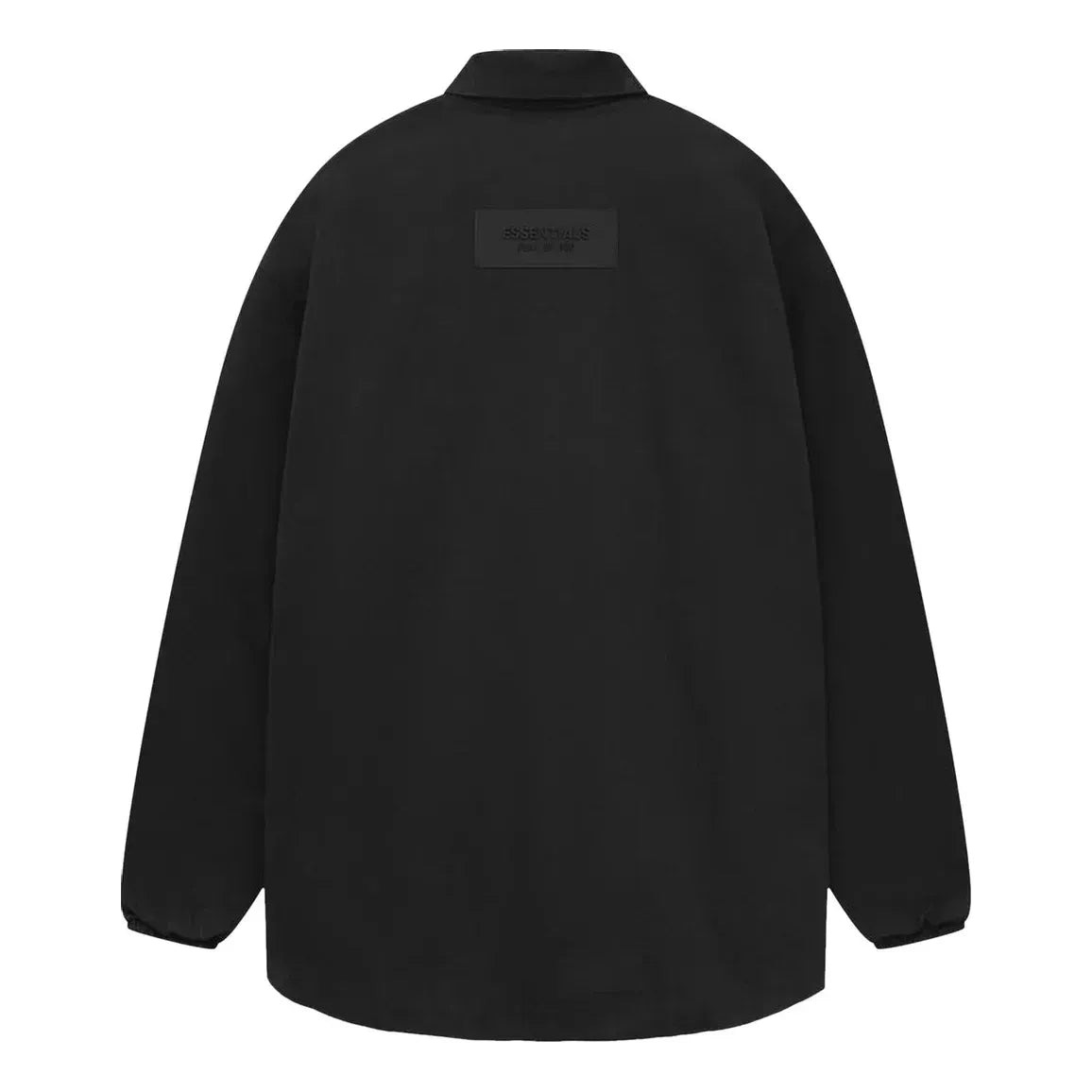 Fear of God Essentials SS24 Denim Filled Shirt Jacket 'Overdye Black Denim' 202SP244591F - 2