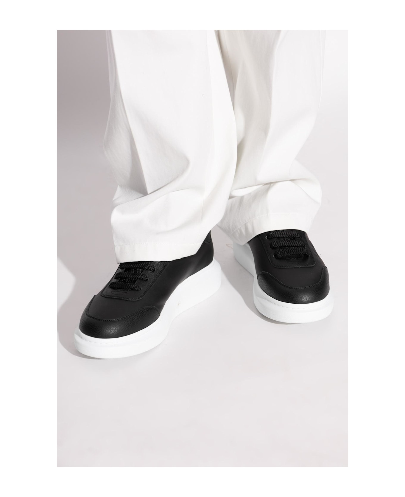 Alexander Mcqueen Leather Sports Shoes - 2