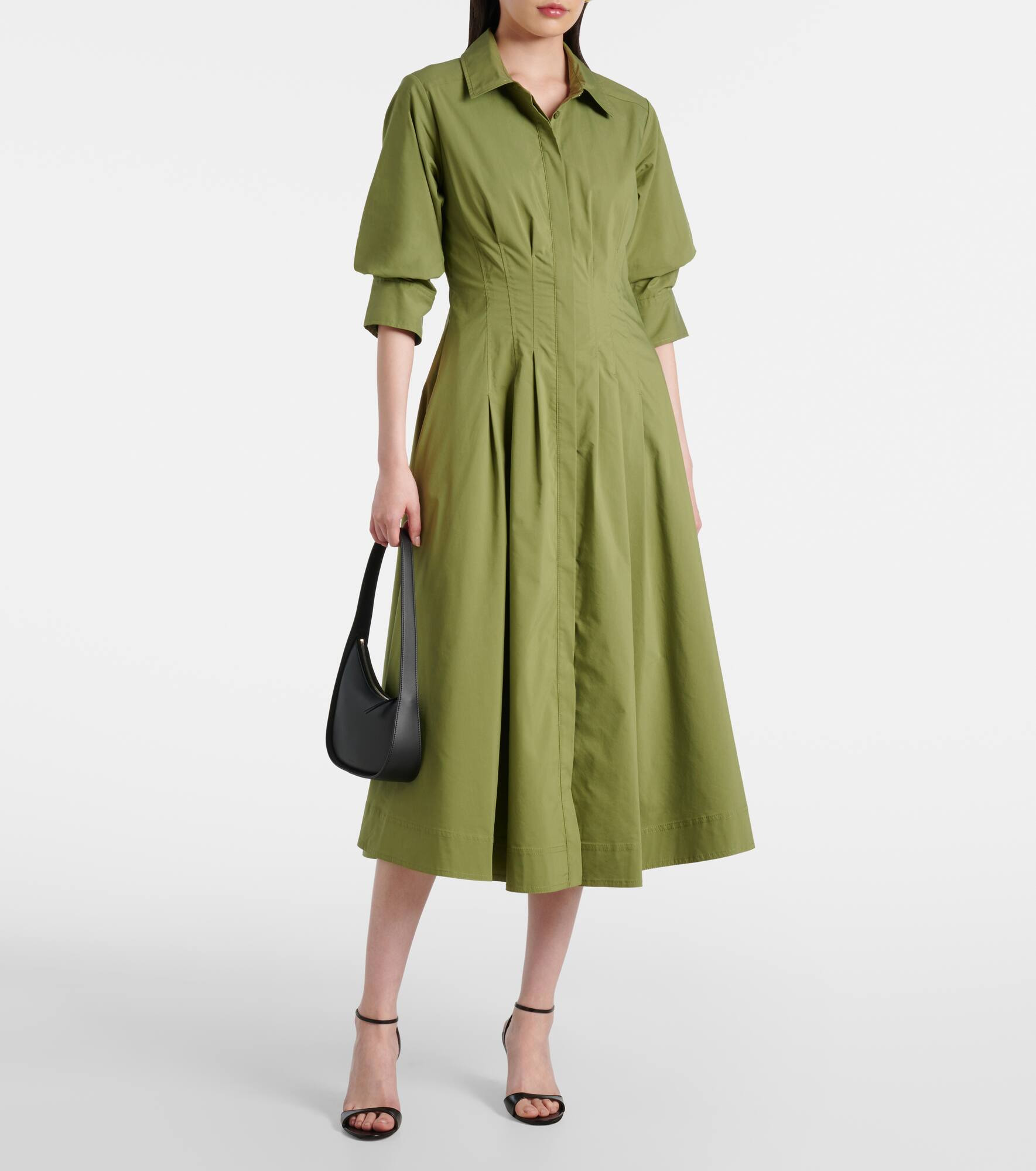 Jazz cotton-blend poplin shirt dress - 2