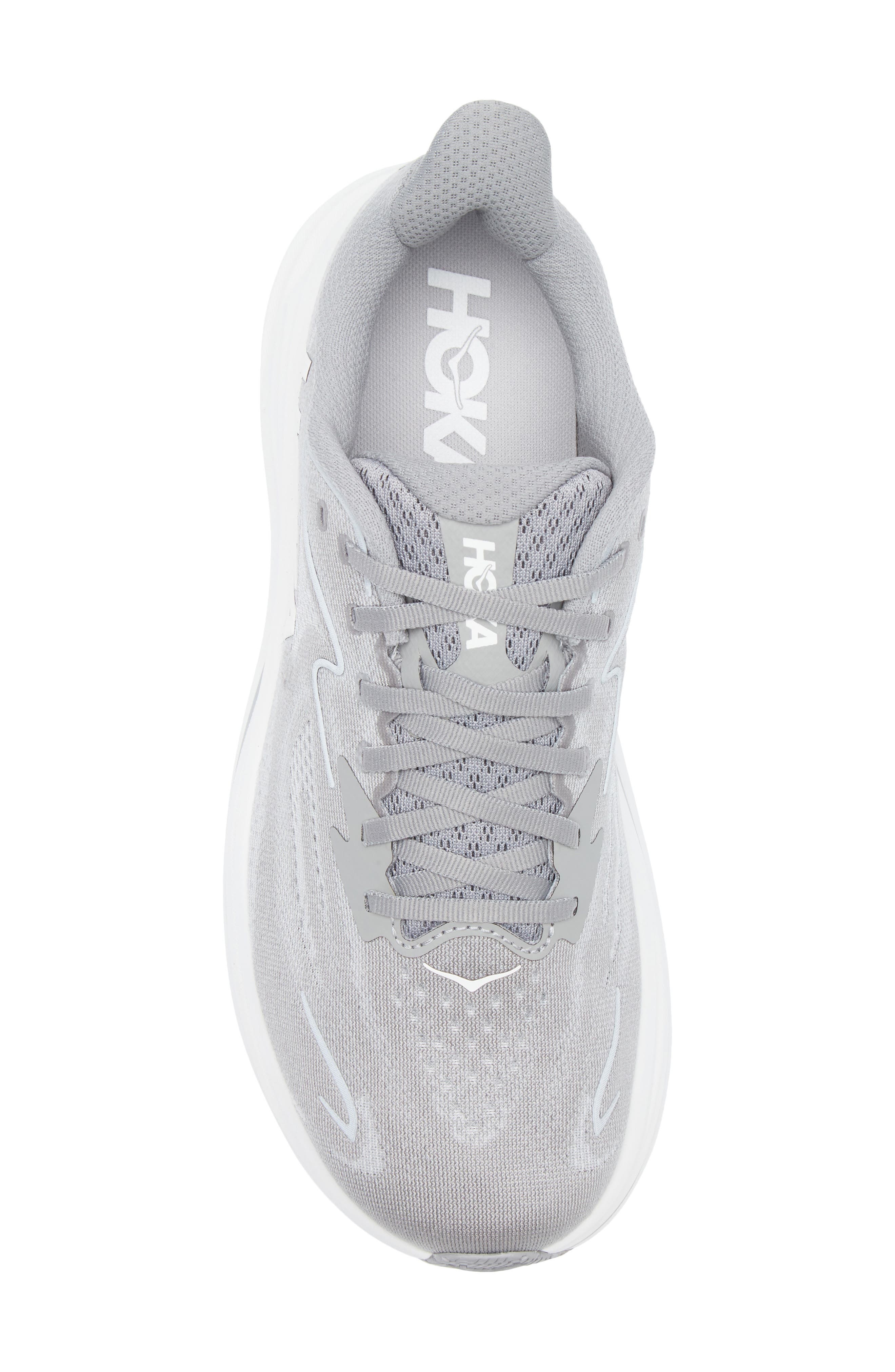 HOKA Clifton 10 Running Shoe in Stellar Grey /Stardust at Nordstrom - 5