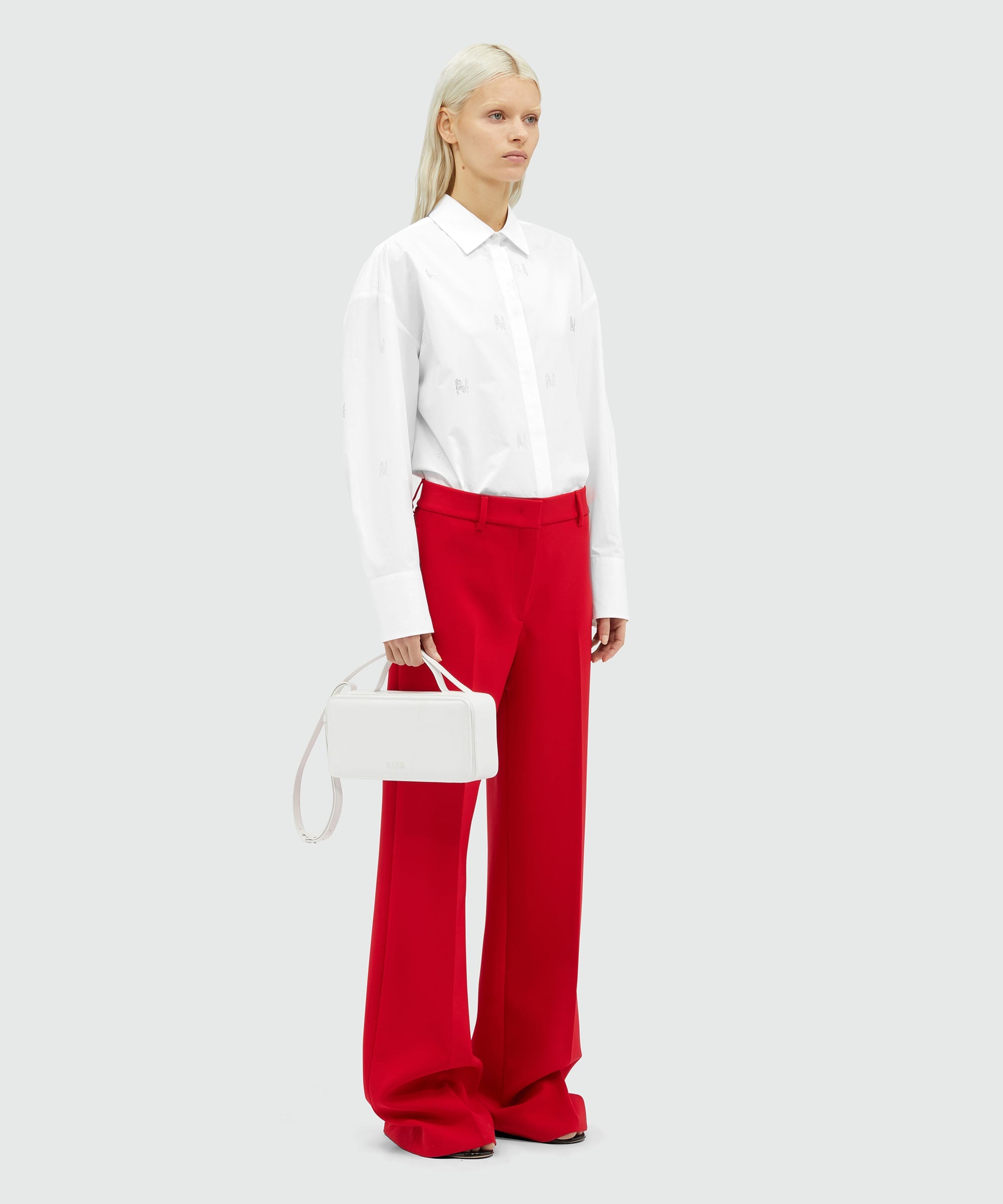 Poplin shirt with "TheMwave" pattern - 4