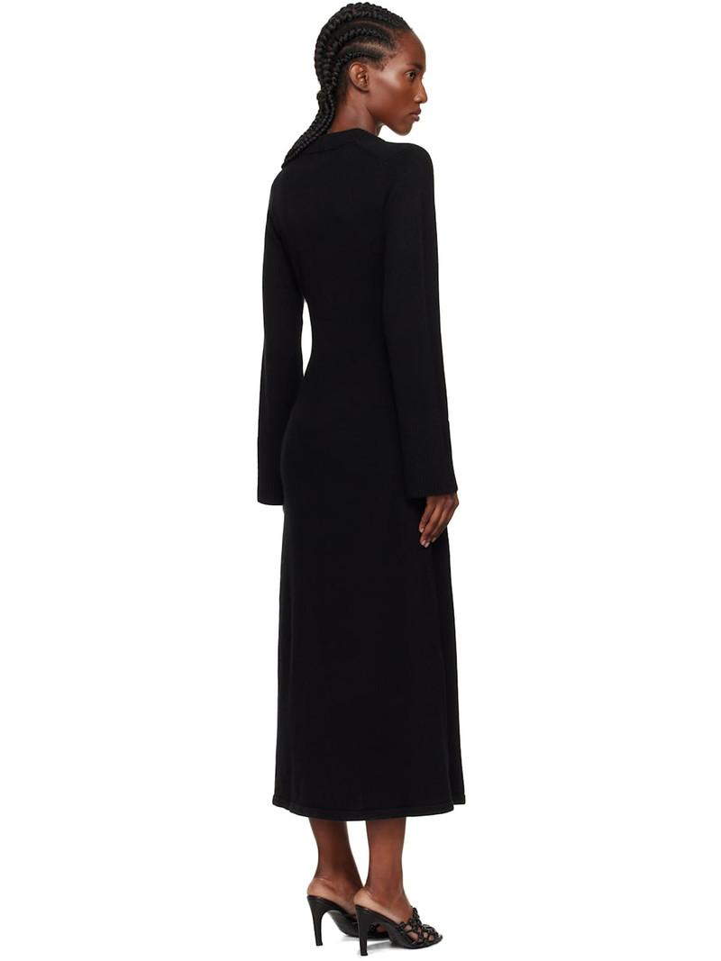 Black Ari Long Knit Maxi Dress 3