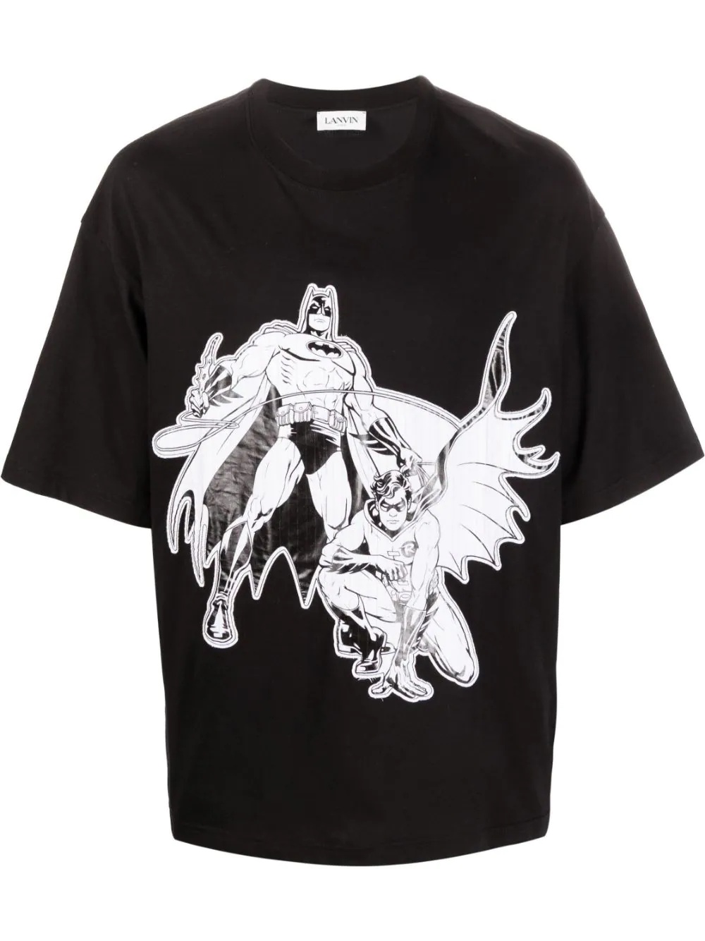 Batman-print short-sleeved T-shirt - 1