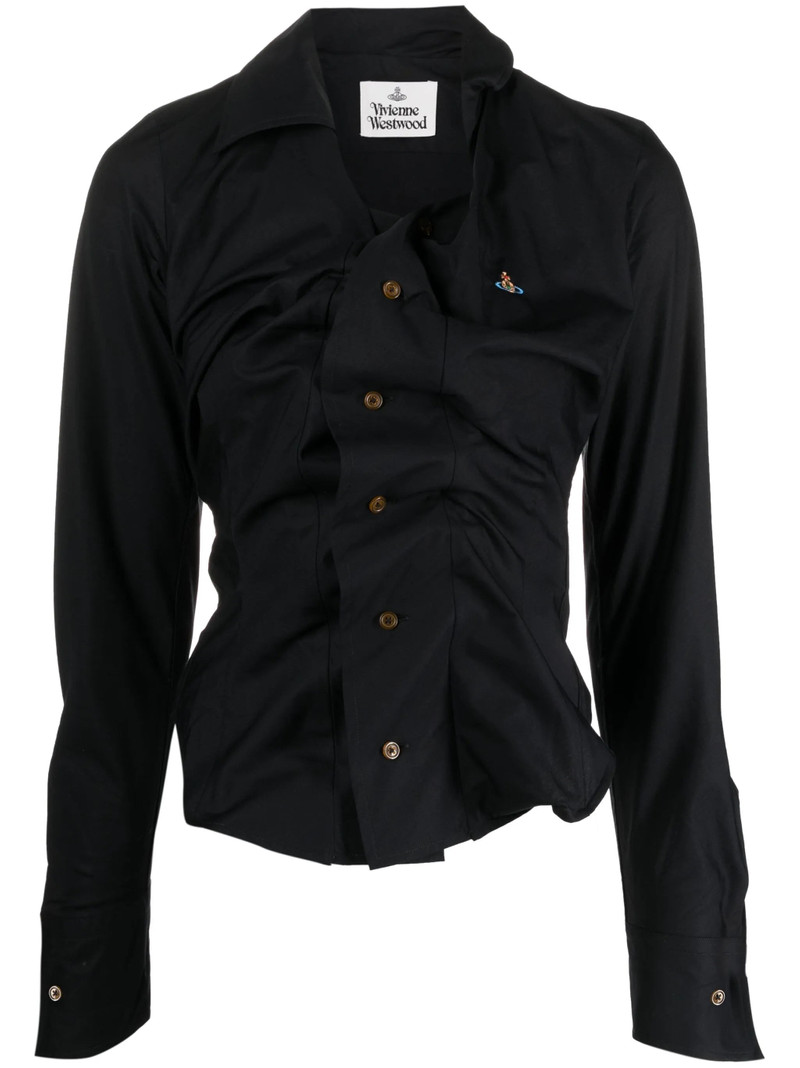 Vivienne Westwood Drunken Cotton Shirt 1