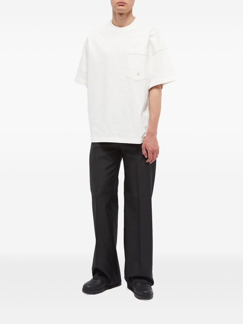 Valentino pleated straight-leg trousers outlook