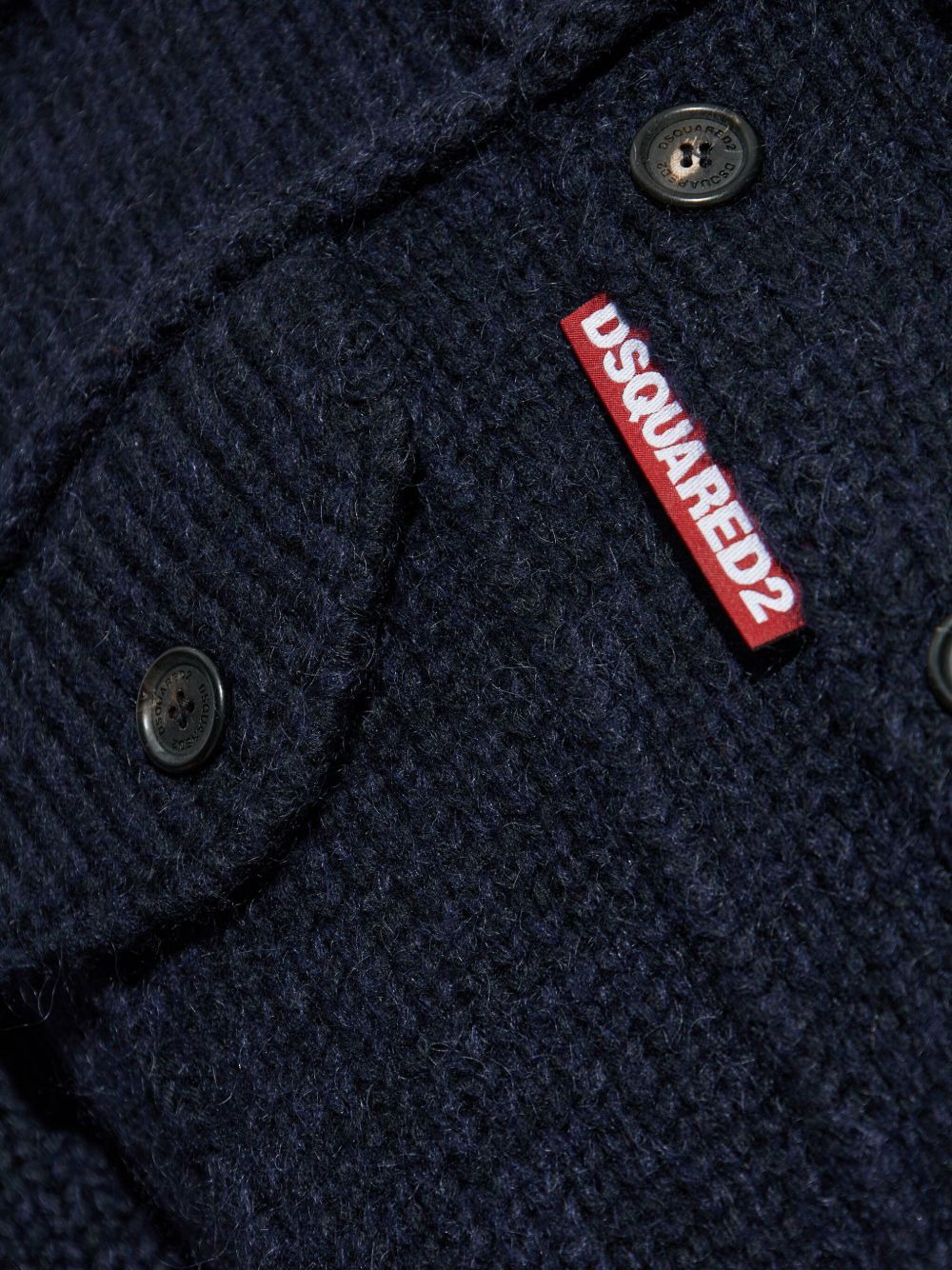 logo-detail cardigan - 5