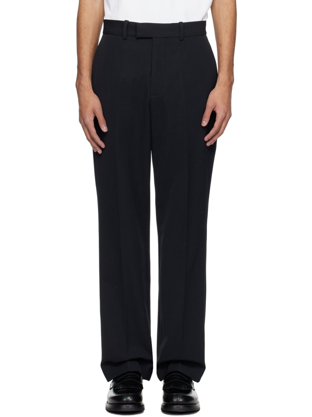 Navy Classic Trousers - 1