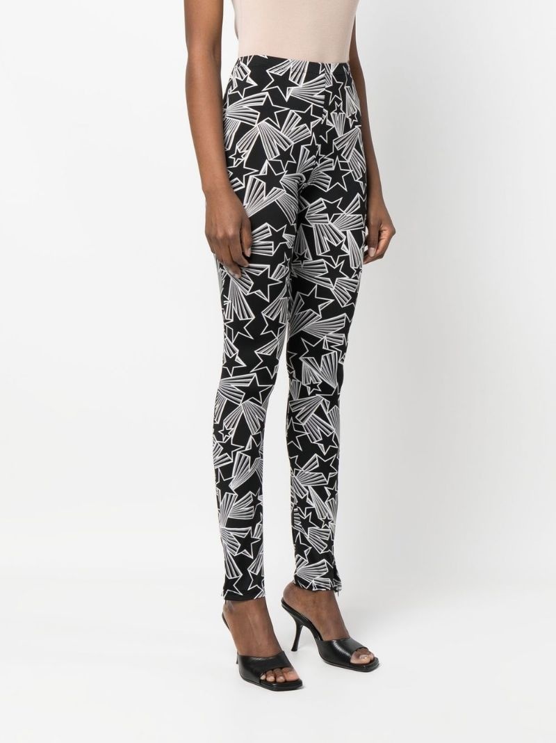 graphic print leggings - 3