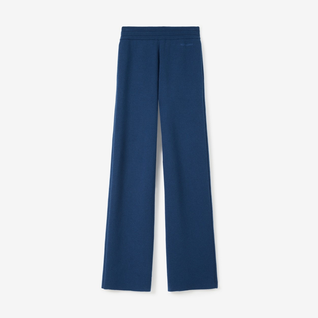 Embroidered Logo Cashmere Blend Jogging Pants - 1