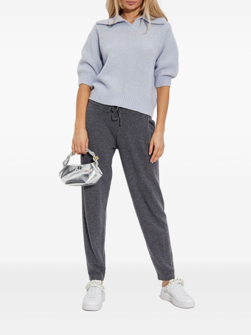 LISA YANG polo-neck half-sleeve sweater outlook