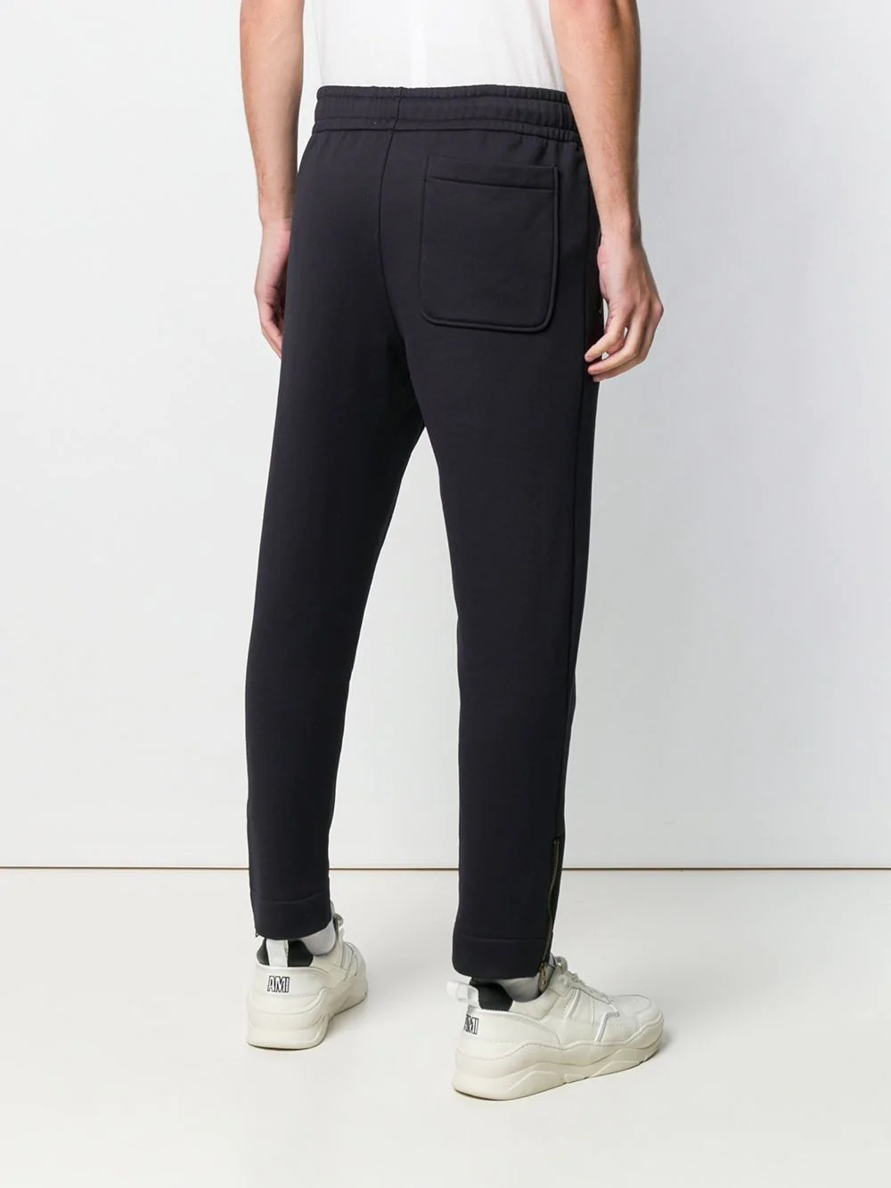 Trackpants With Ami Heart Patch and Zipped Pockets and Hem - 4