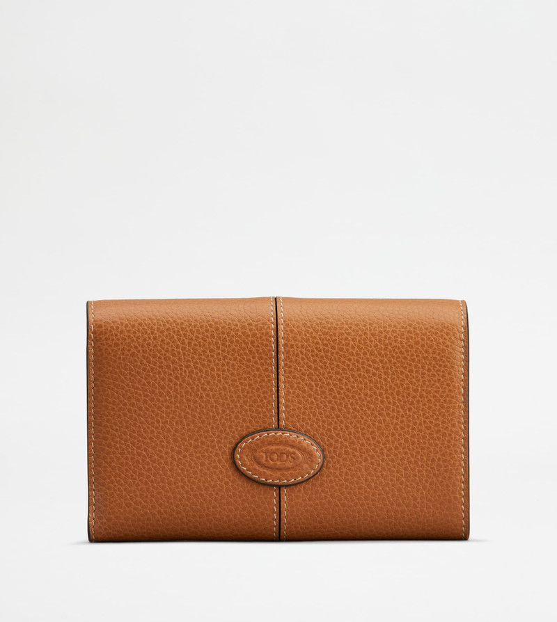 WALLET IN LEATHER - BROWN 2