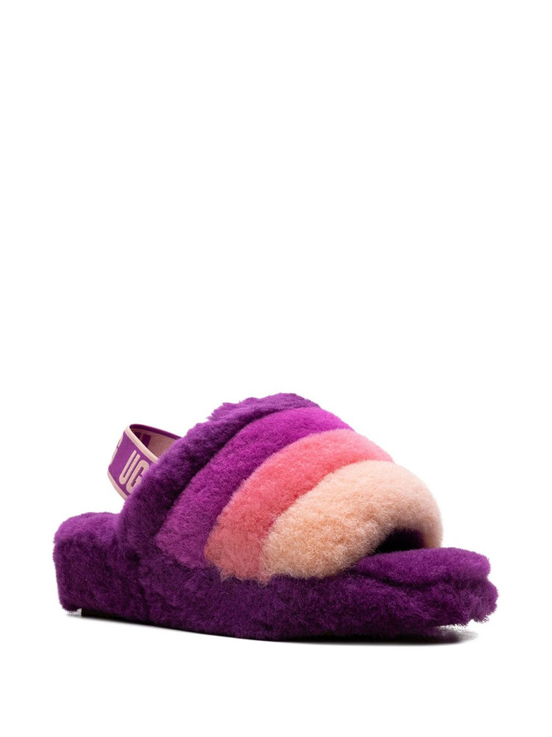UGG Fluff Yeah Pride "Pink/Purple/Rainbow" sandals outlook