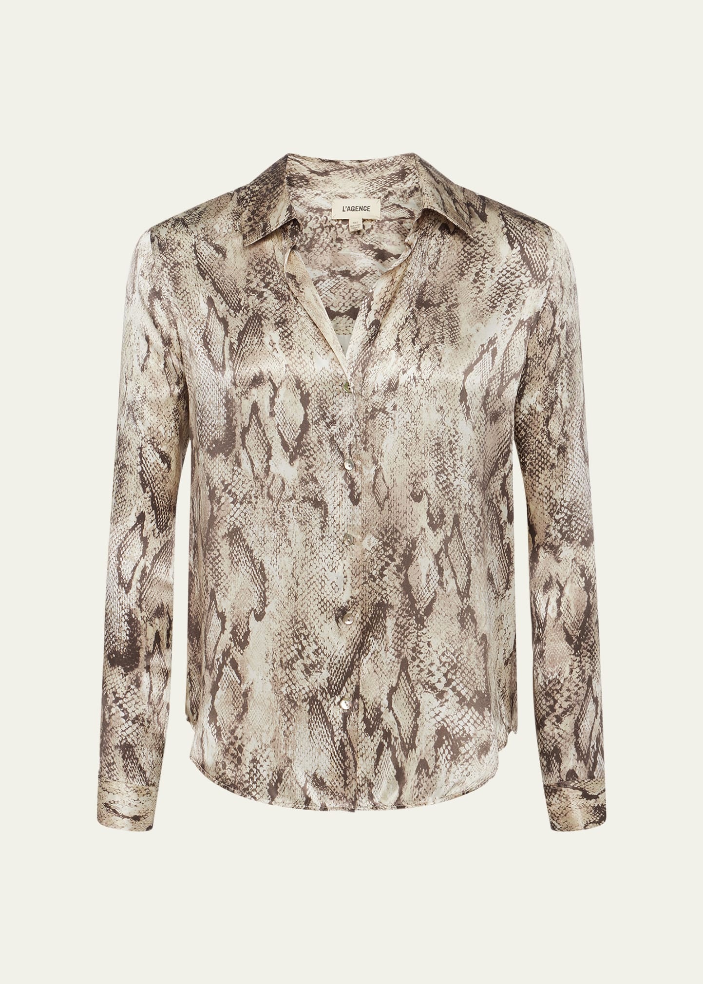 Tyler Snake Silk Blouse - 1